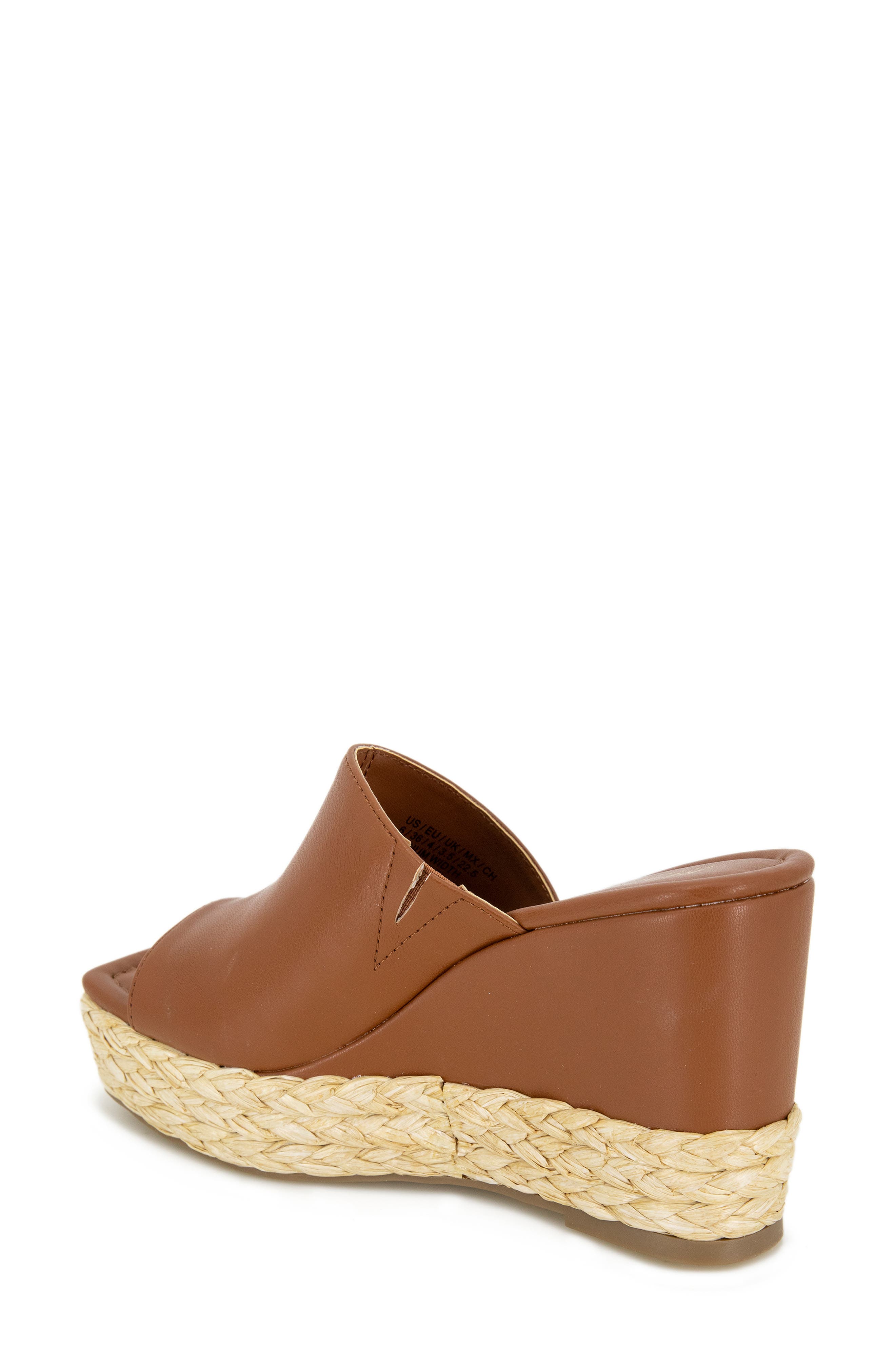 Reaction Kenneth Cole Maria Platform Wedge Mule, Alternate, color, Chai Pu