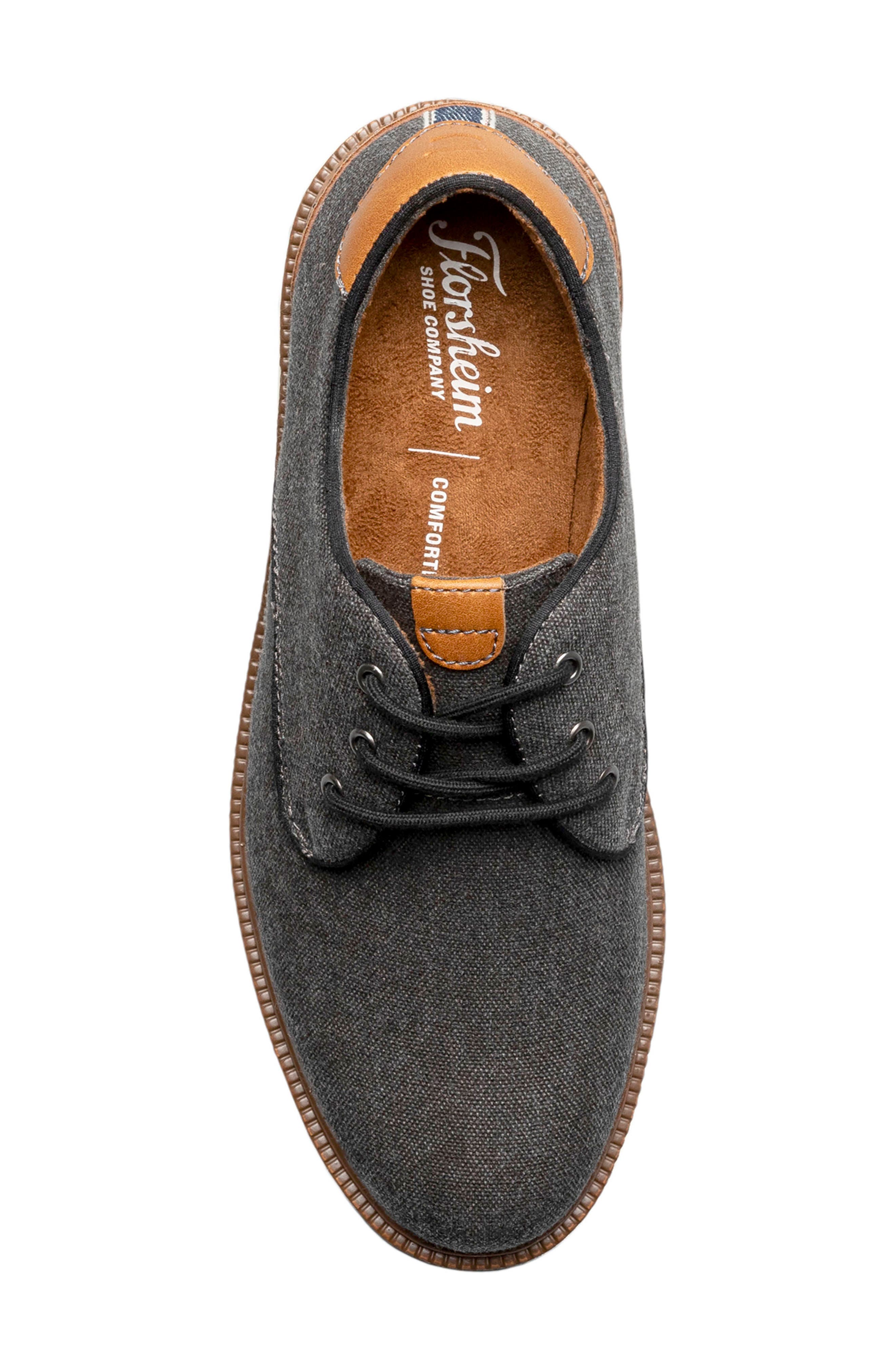Florsheim Kids' Highland Plain Toe Oxford, Alternate, color, Black