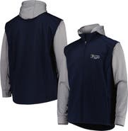 DUNBROOKE Men's Dunbrooke Navy/Heather Gray Tampa Bay Rays Alpha Full-Zip Jacket