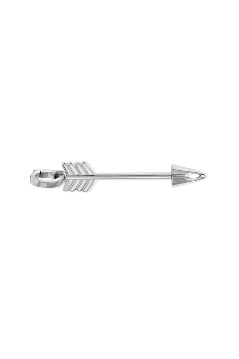 Arrow Mini Charm, Main, color, SILVER