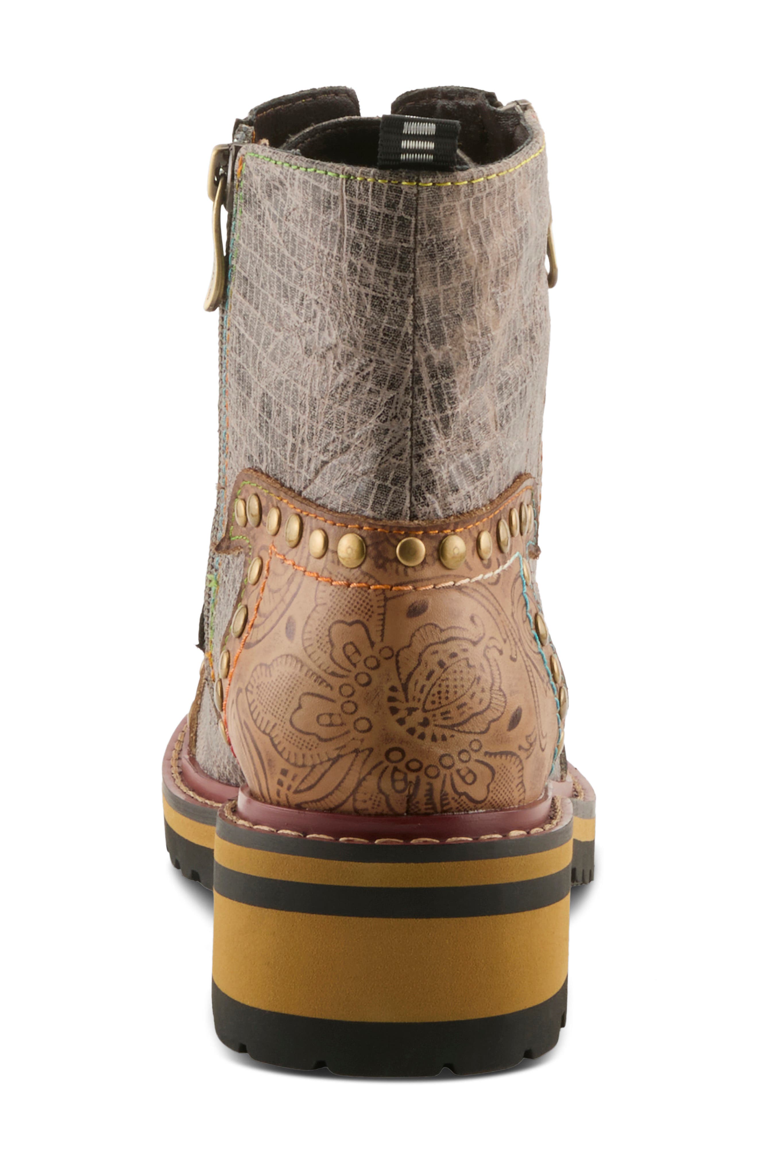 L'Artiste Rugup Boot, Alternate, color, BEIGE MULTI