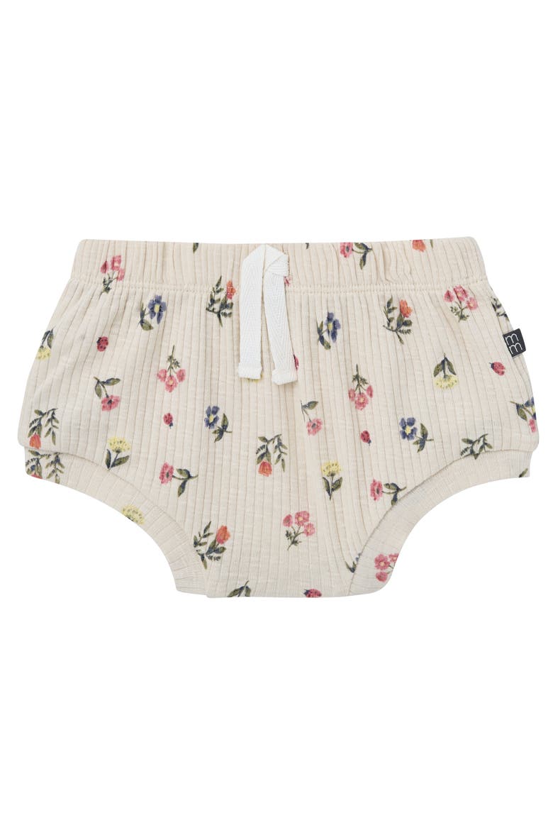 Bodysuit and Shorties 4-piece Set, Alternate, color, Beige Garden