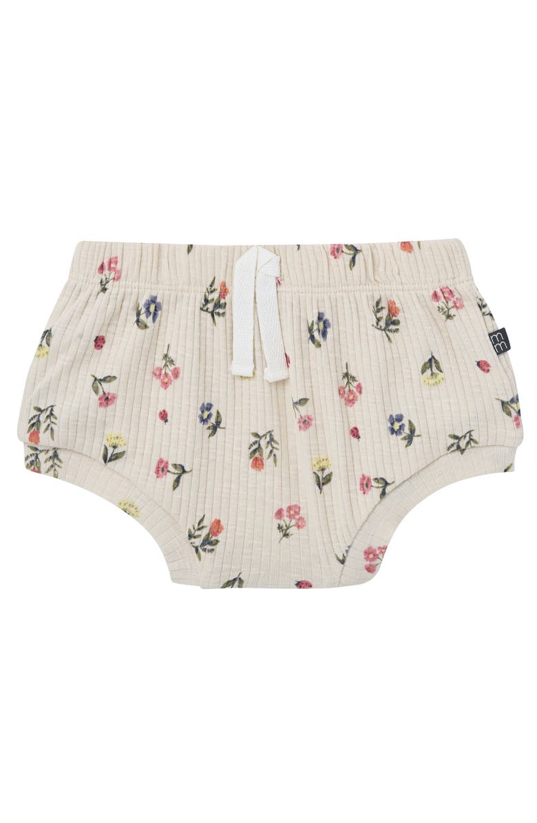 Modern Moments<sup>™</sup> by Gerber Bodysuit and Shorties 4-piece Set, Alternate, color, Beige Garden