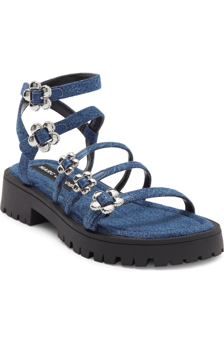 Marc Jacobs The Kiki Gladiator Sandal, Main, color, Vintage Indigo