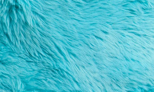 Tasha Faux Fur Bucket Hat In Blue