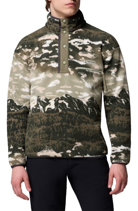 Helvetia II Print Fleece Pullover