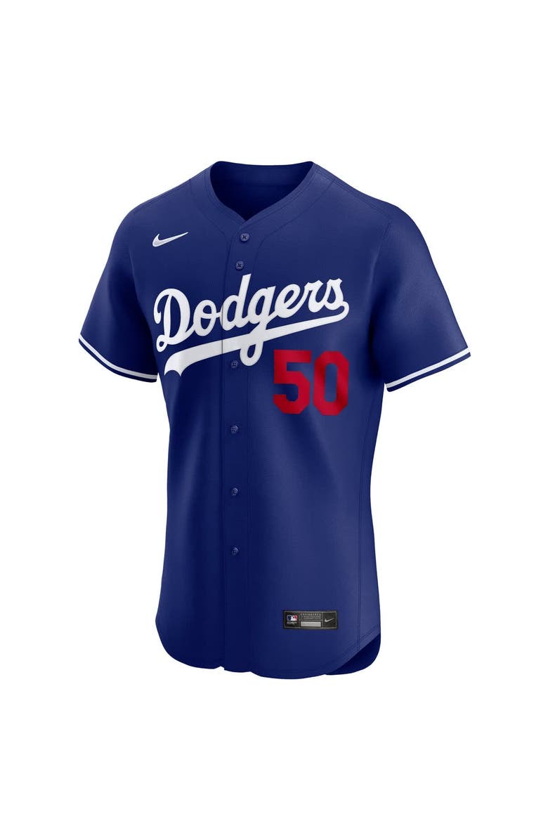 Nike Men's Nike Mookie Betts Royal Los Angeles Dodgers Alternate 2 Elite Player Jersey, Alternate, color,