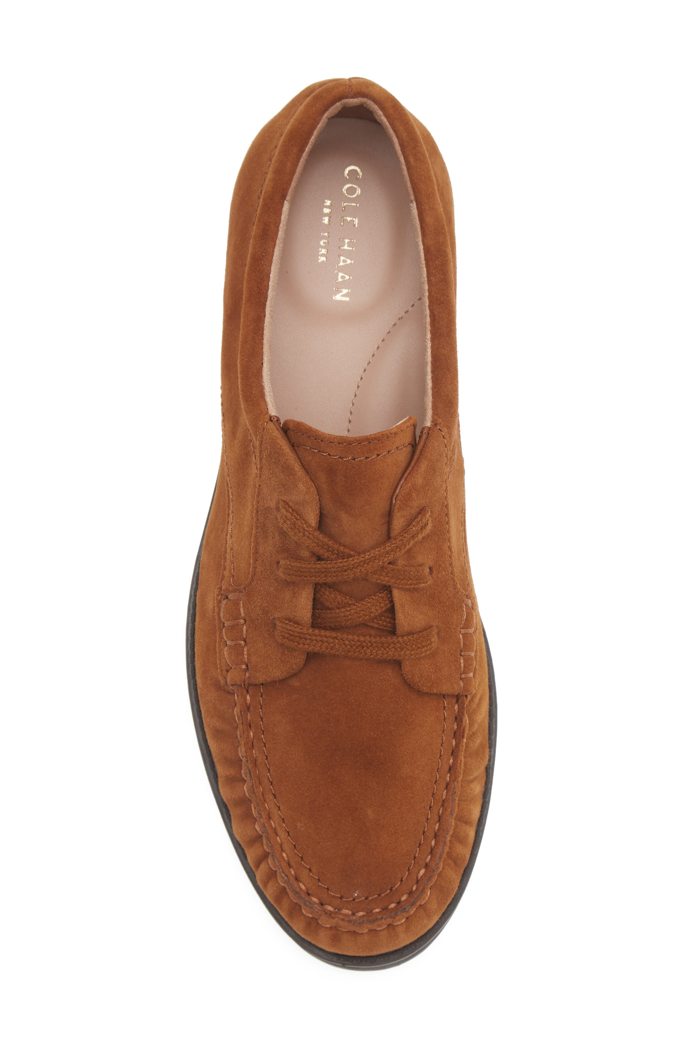 Stassi Leather Oxford, Alternate, color, TOBACCO SUEDE