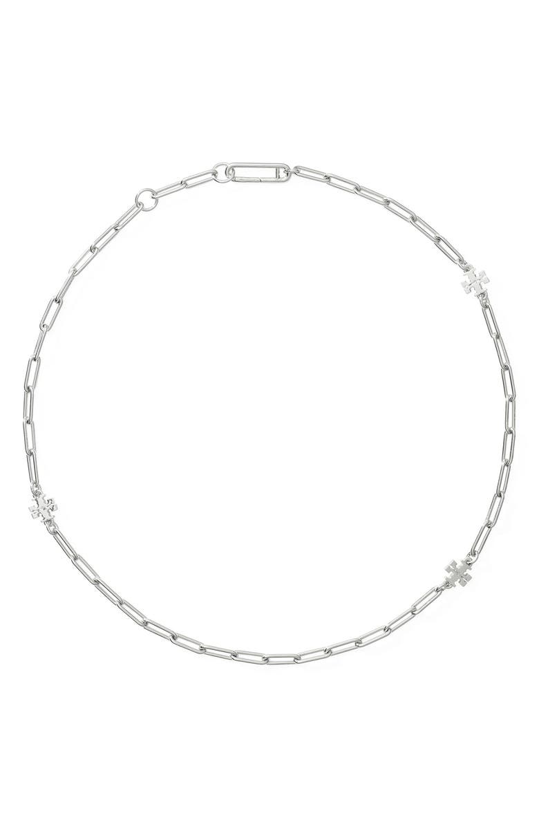 Tory Burch Good Luck Chain Necklace, Alternate, color,