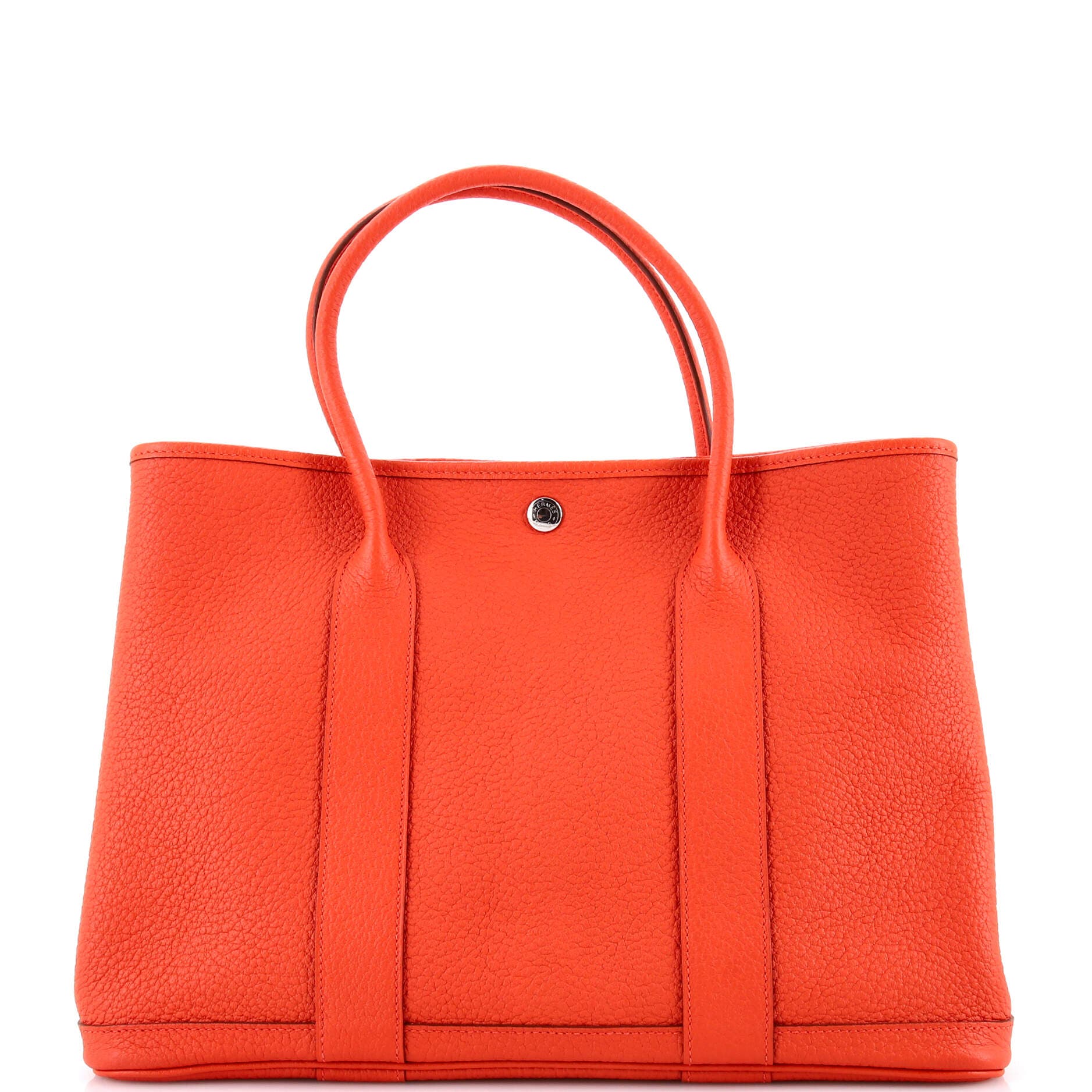 Pre-Owned Hermes Garden Party Tote Leather 36, Main, color, Capucine