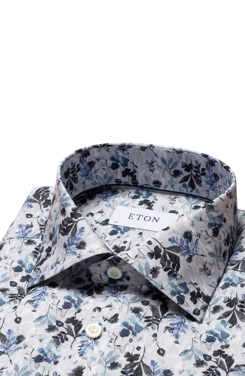 Eton Men's Contemporary Fit Floral Dress Shirt, Alternate, color,