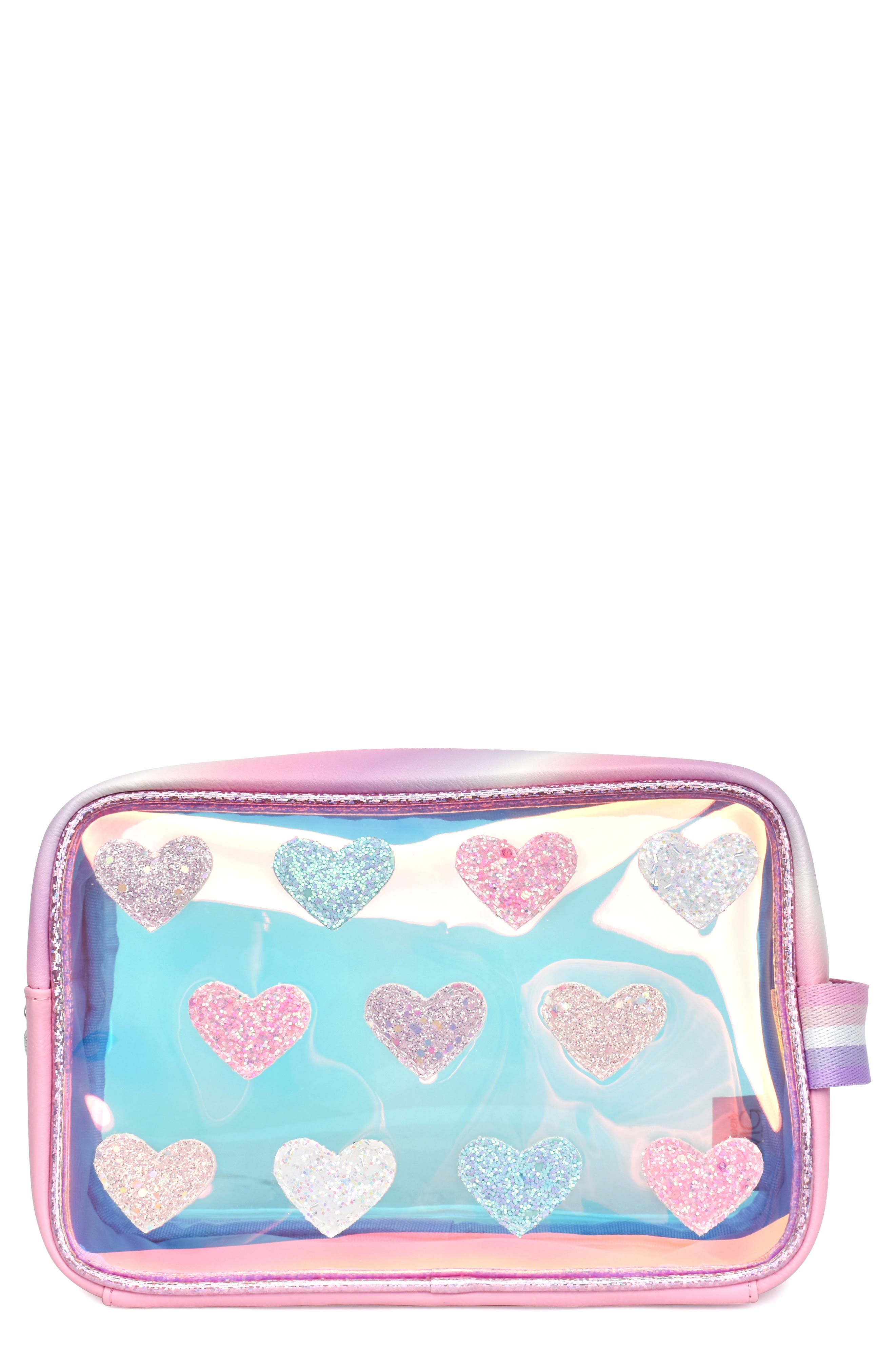 OMG Accessories Kids' Hearts Pouch, Main, color, 