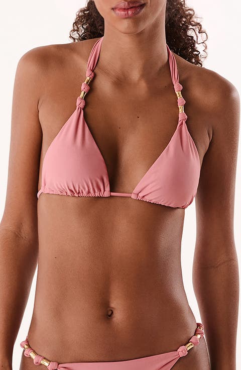 Paula Triangle Halter Swim Top