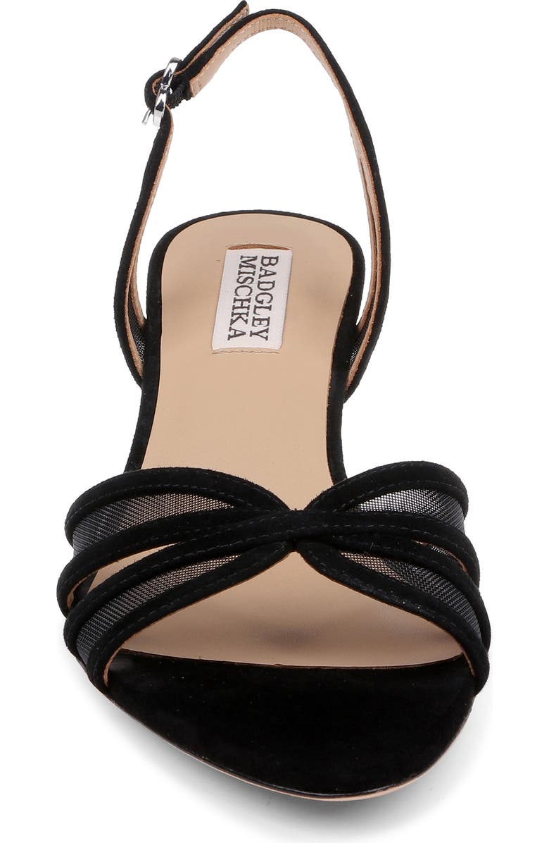 Badgley Mischka Collection Yoana Sandal, Alternate, color, Black Suede