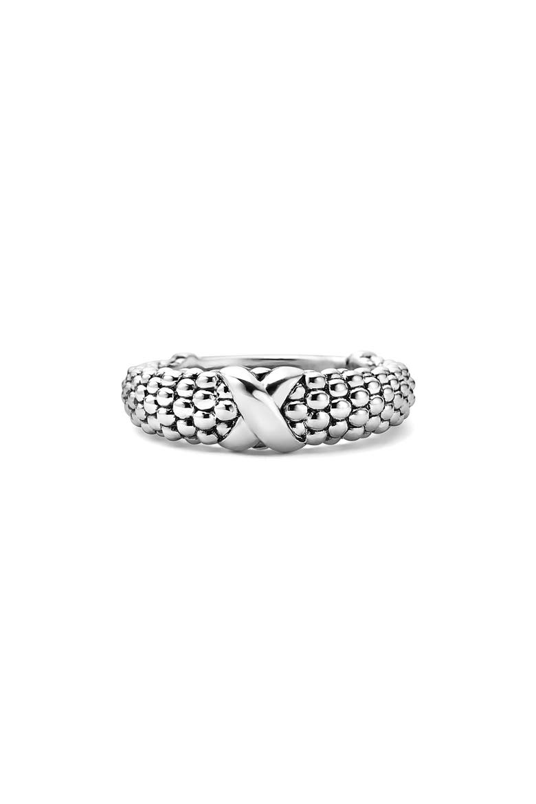 Signature Caviar Ring, Alternate, color, SILVER