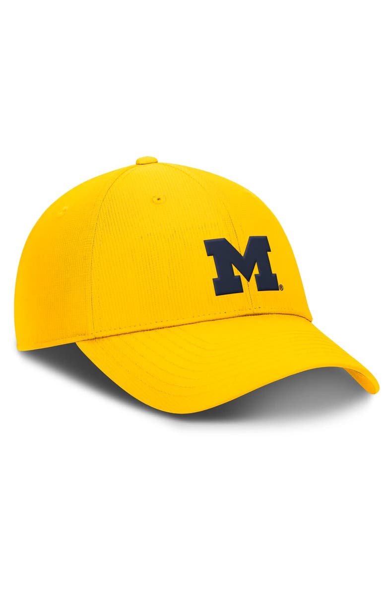 Jordan Brand Men's Jordan Brand Maize Michigan Wolverines Club Performance Adjustable Hat, Alternate, color, 