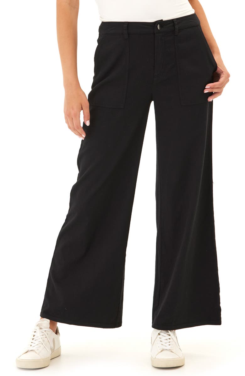 Threads 4 Thought Pamela Stretch Twill Wide Leg Pants, Main, color, 