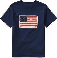 Polo Ralph Lauren Kids' Flag Appliqué T-Shirt