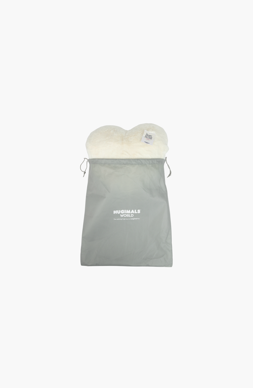 Hugimals World Super Sized Heart To Hug Pillow With Pocket In White