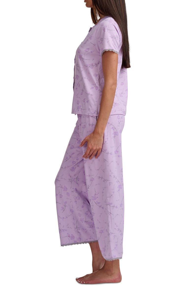 Splendid Print Crop Pajamas, Alternate, color,