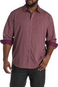 Synrgy by DXL Big & Tall Micro Print Sport Shirt