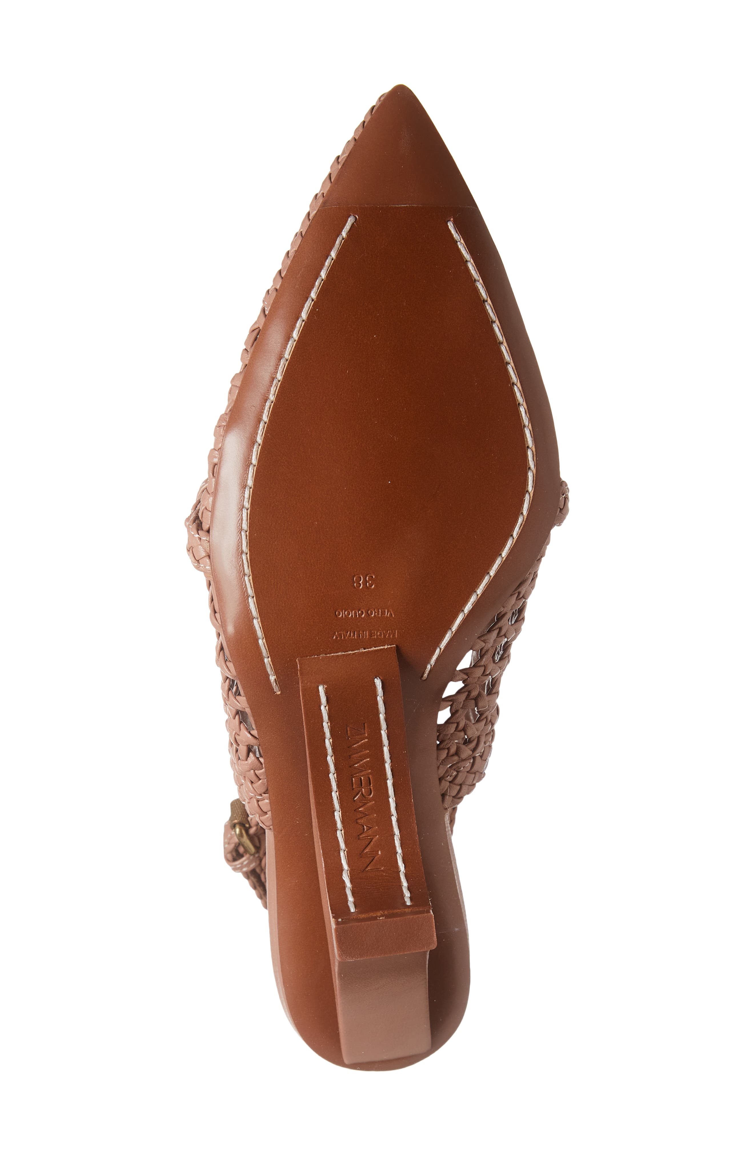 Zimmermann Woven Slingback Pump, Alternate, color, 