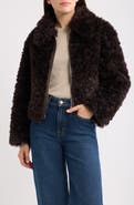 Bernardo Faux Fur Jacket