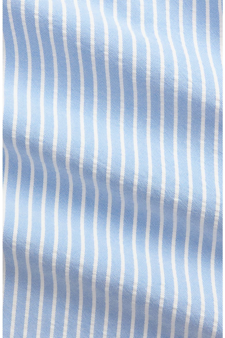 Classic Fit Stripe Cotton Seersucker Button-Down Shirt, Alternate, color, 7124A BSR BLUE WHITE