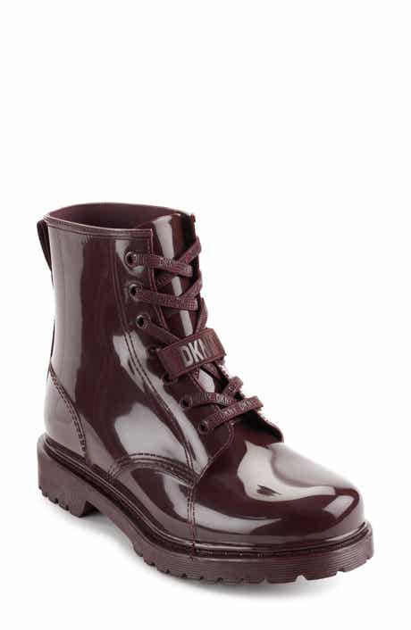DKNY Tilly Lace-Up Rain Boot