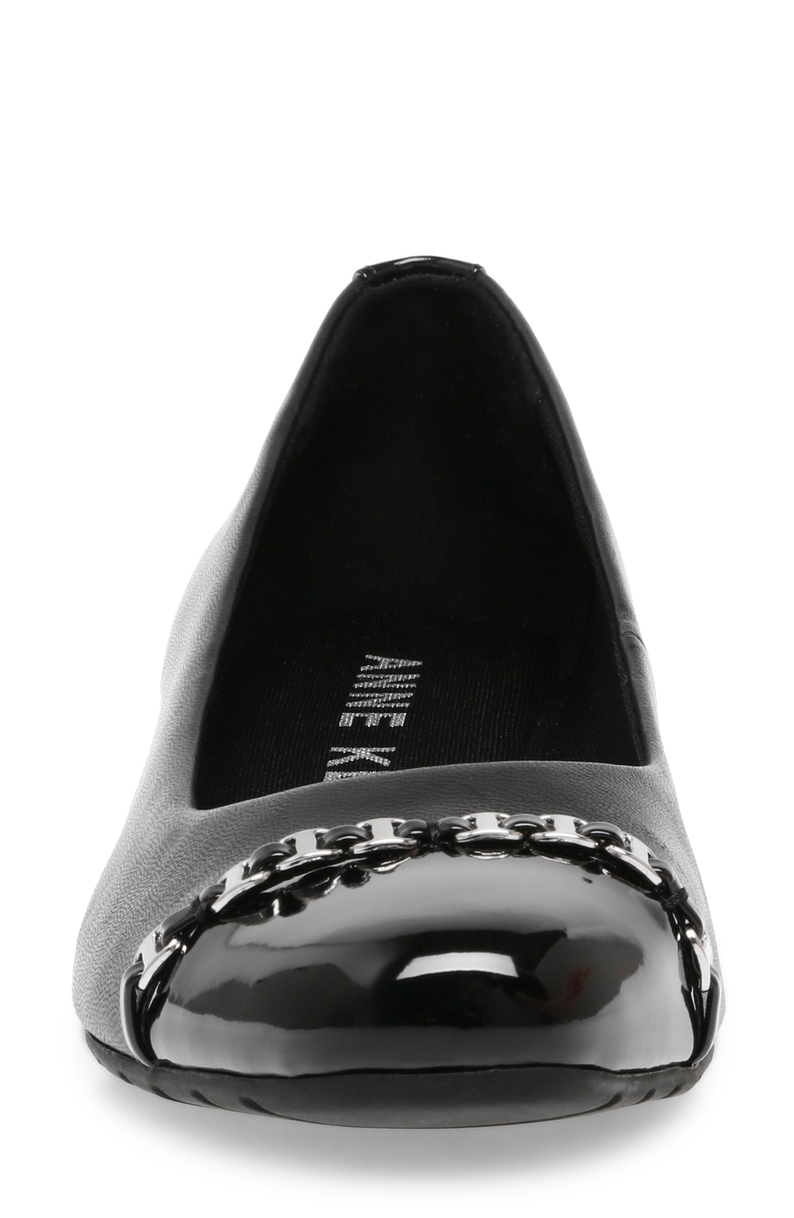 Anne Klein Moxy Leather Wedge, Alternate, color, 