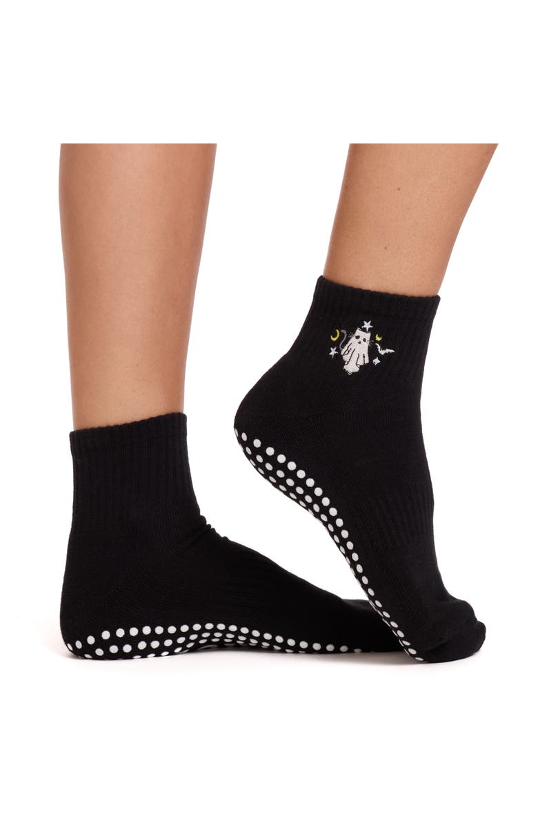 Souls. Boo! Grip Sock, Main, color, Black