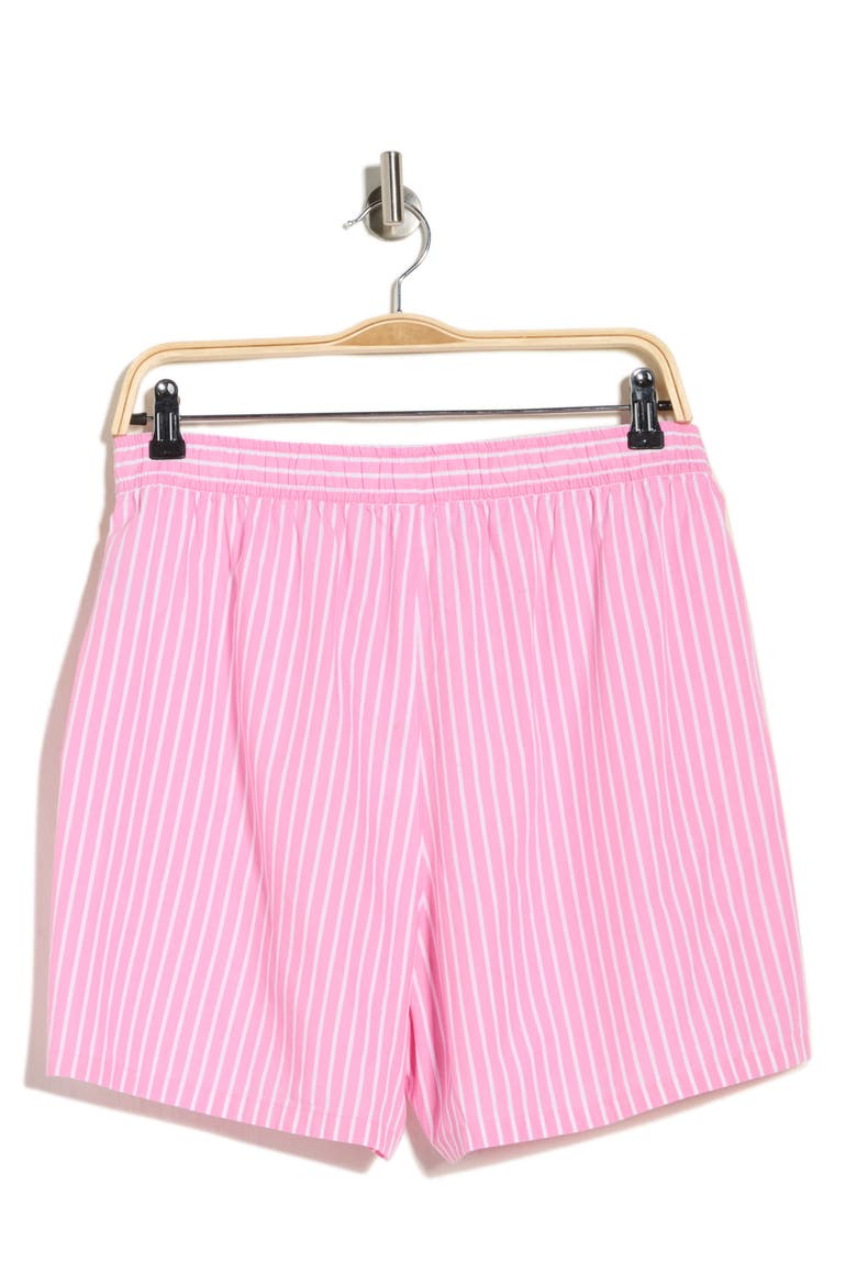 Stripe Cotton Poplin Boxer Shorts, Alternate, color, PINK / WHITE STRIPE