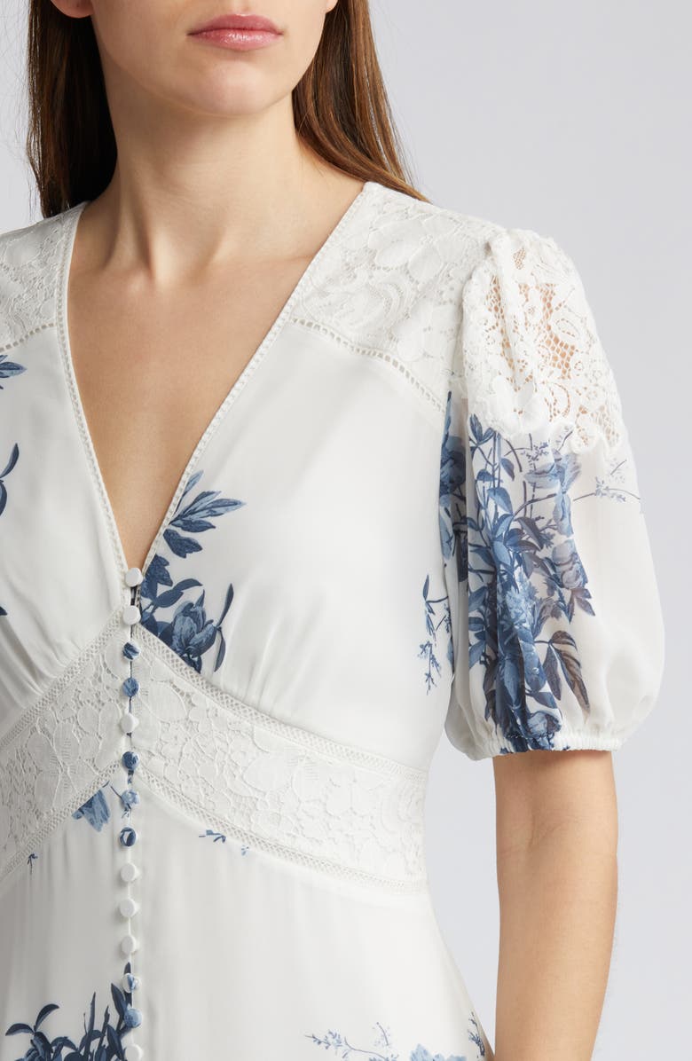 AllSaints Dinah Dekorah Floral Maxi Dress, Alternate, color, 