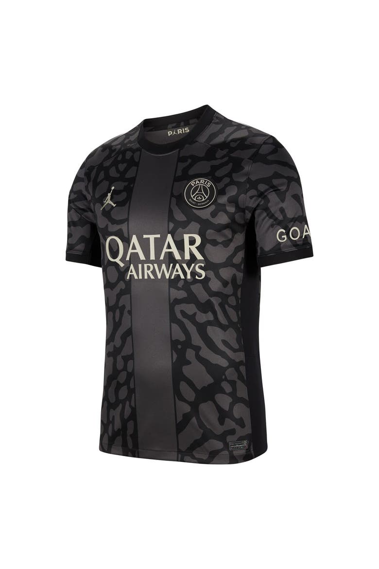 Men's Jordan Brand Anthracite Paris Saint-Germain 2023/24 Third Stadium Replica Jersey, Alternate, color, Anthracite