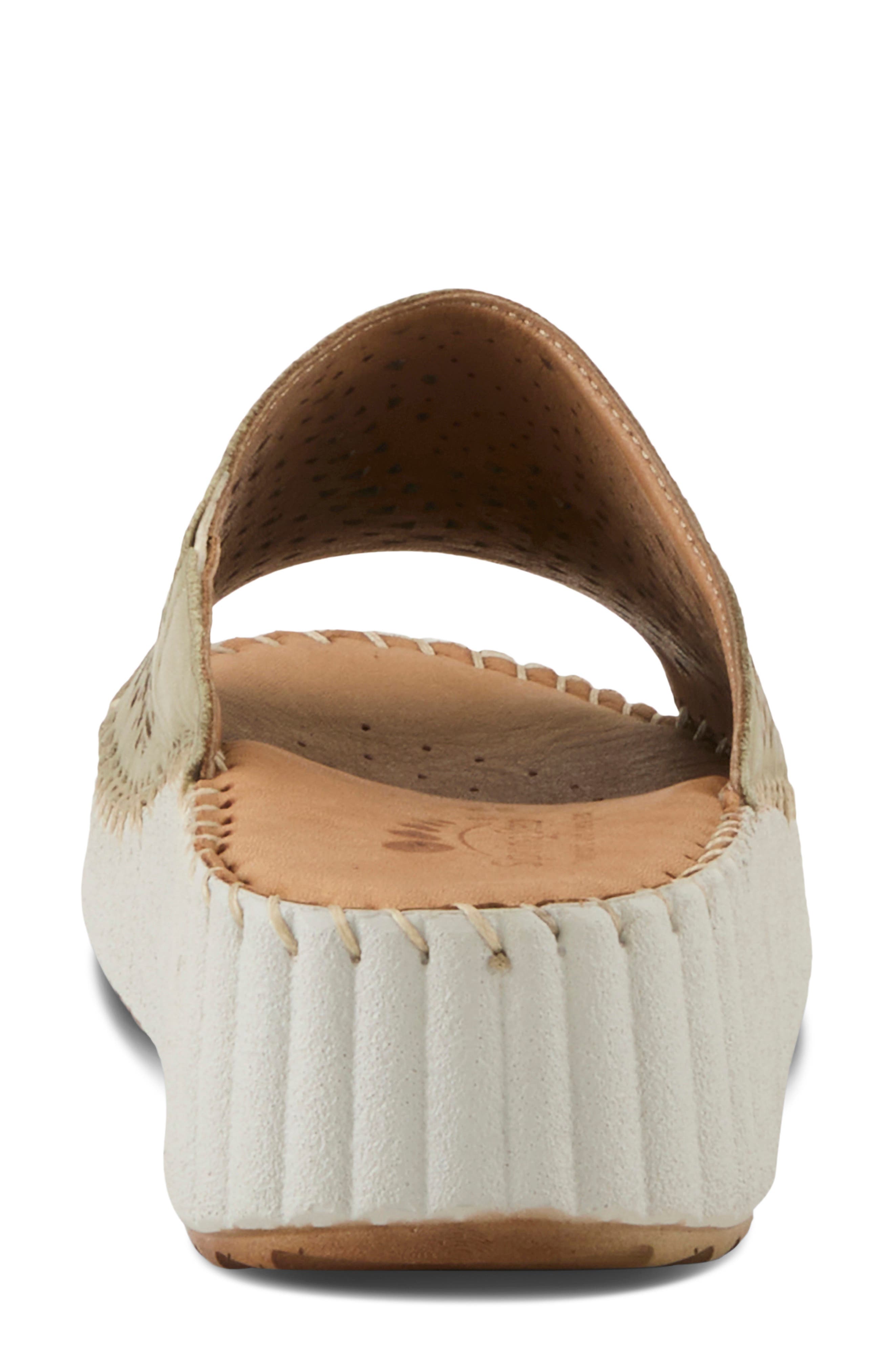 Spring Step Rhydian Wedge Sandal, Alternate, color, Sage Green