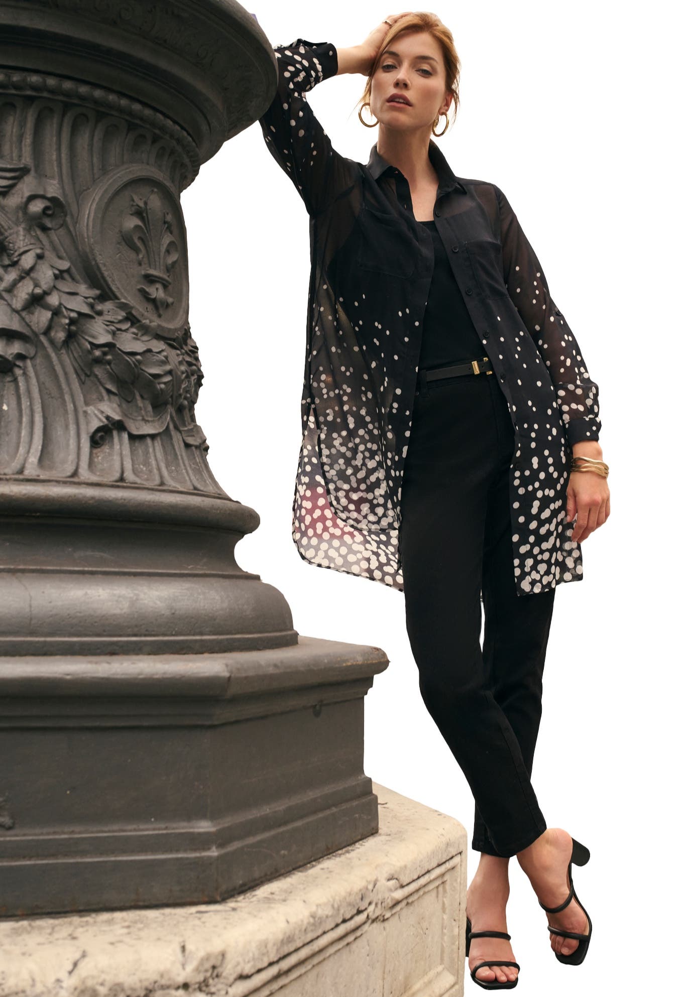 Sheer Georgette Mega Tunic - image 3