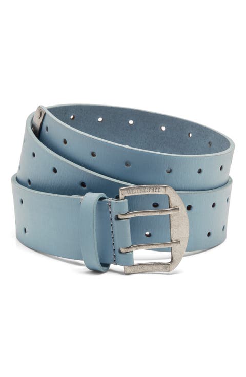 WTF Double Cross Leather Belt