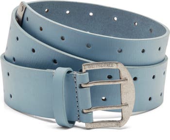 Free People WTF Double Cross Leather Belt | Nordstrom display picture 1
