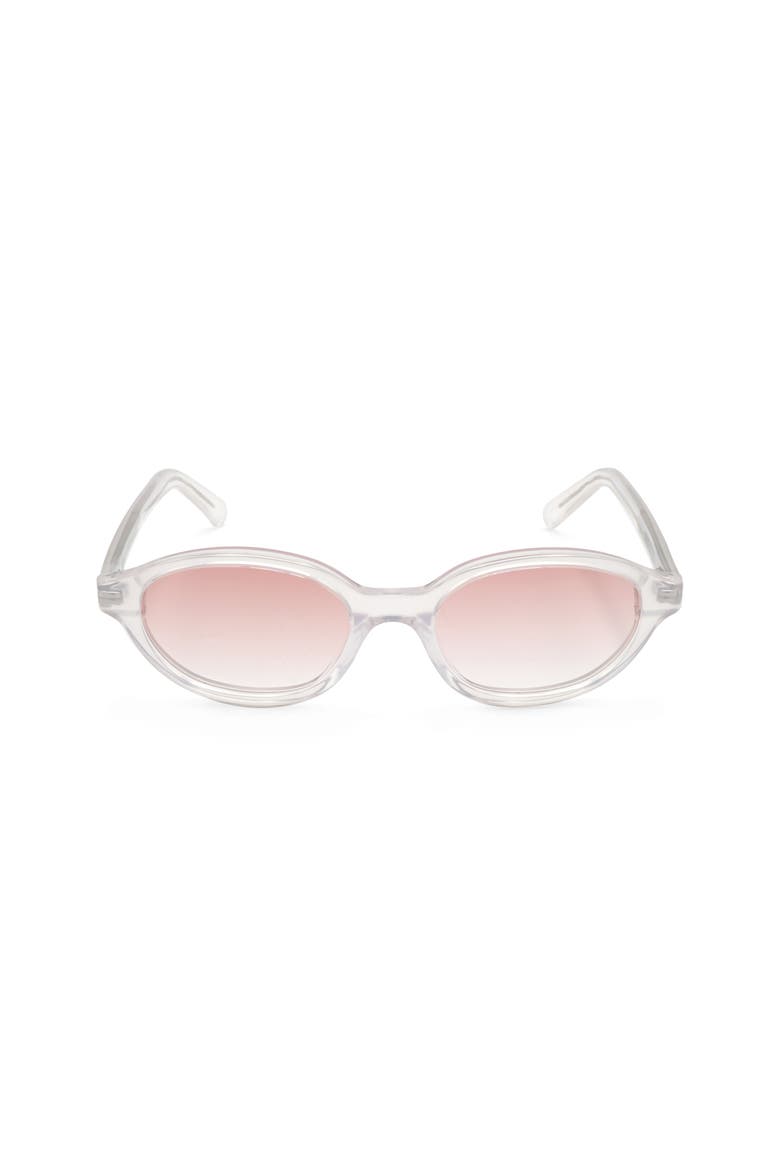 51mm Round Sunglasses, Main, color, PEARL SAND