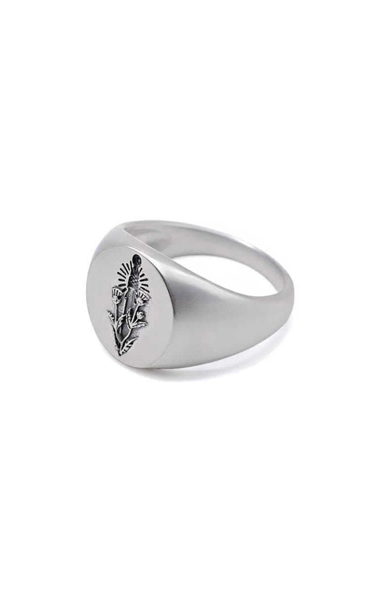 Serge DeNimes Men's Silver Ring, Alternate, color, Silver