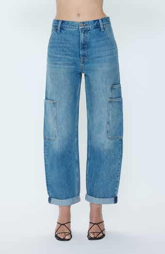 Sonny Ankle Straight Leg Cargo Jeans
