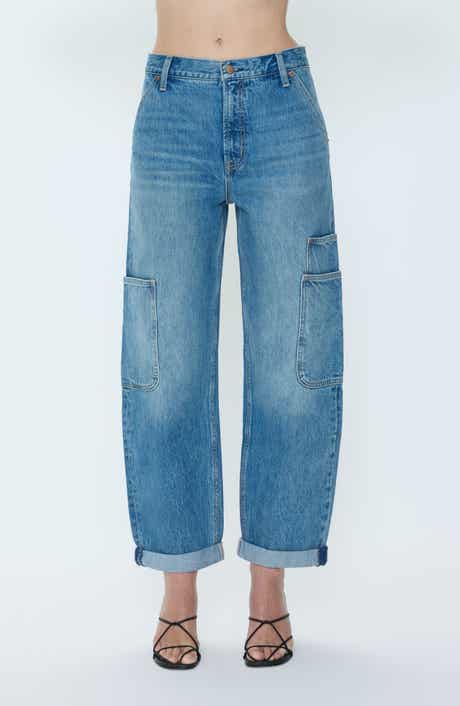 Sonny Ankle Straight Leg Cargo Jeans