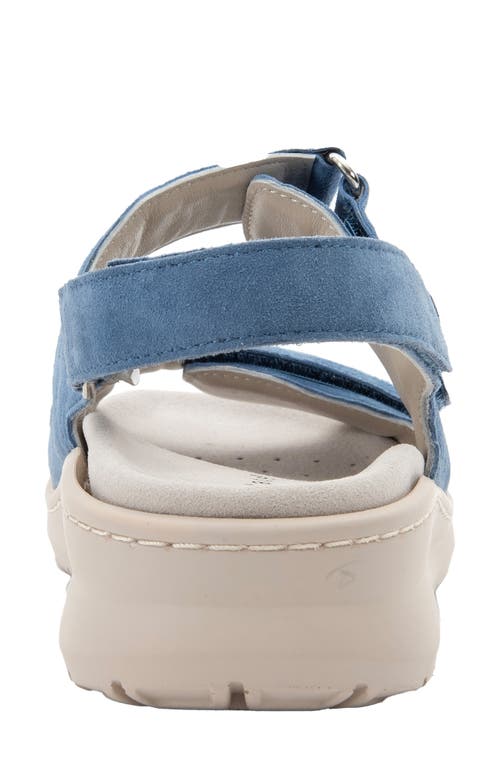 David Tate Key Comfort Slingback Sandal In Blue