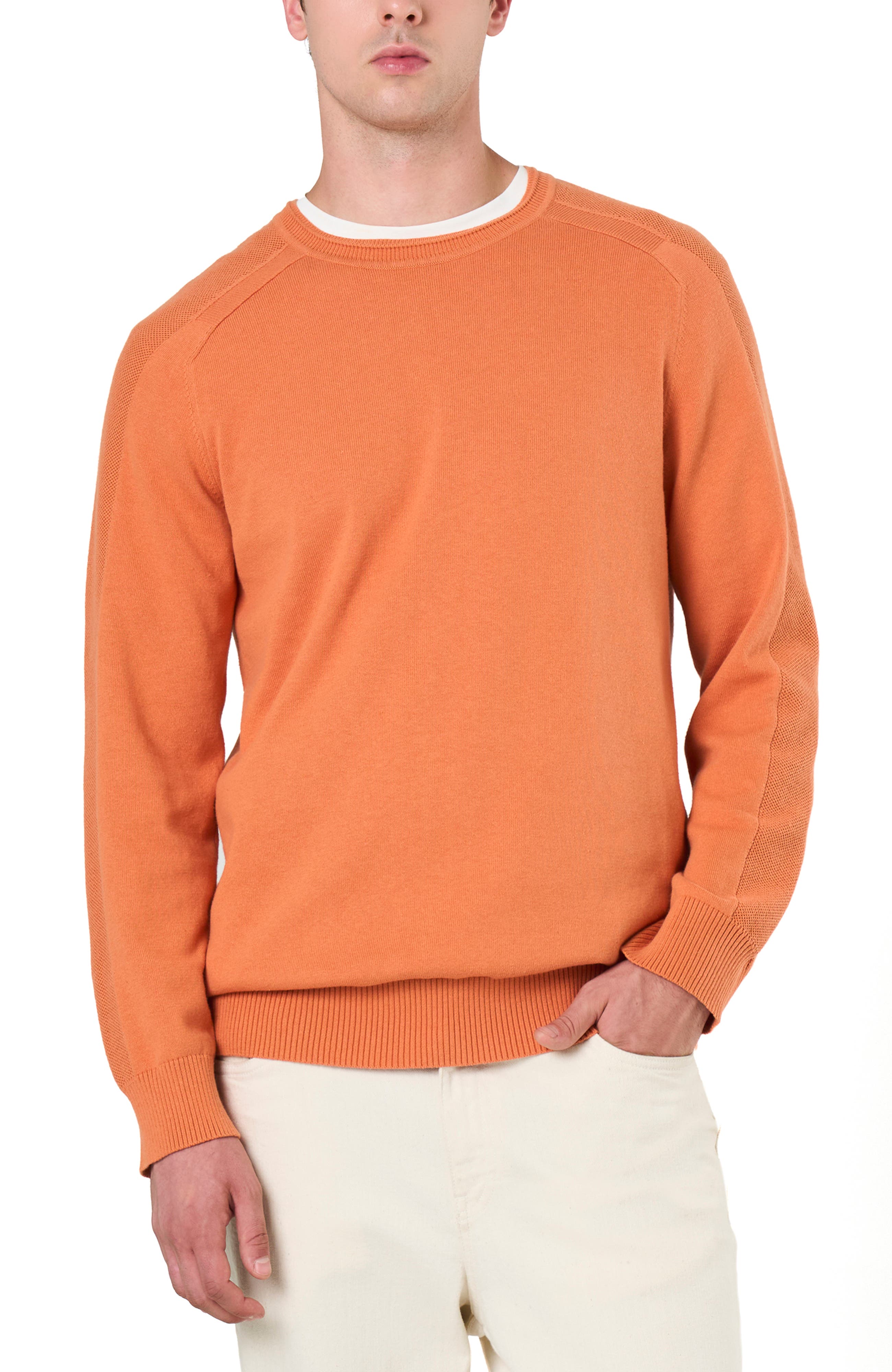 Cotton Knit Sweater With Raglan Sleeves - image 3