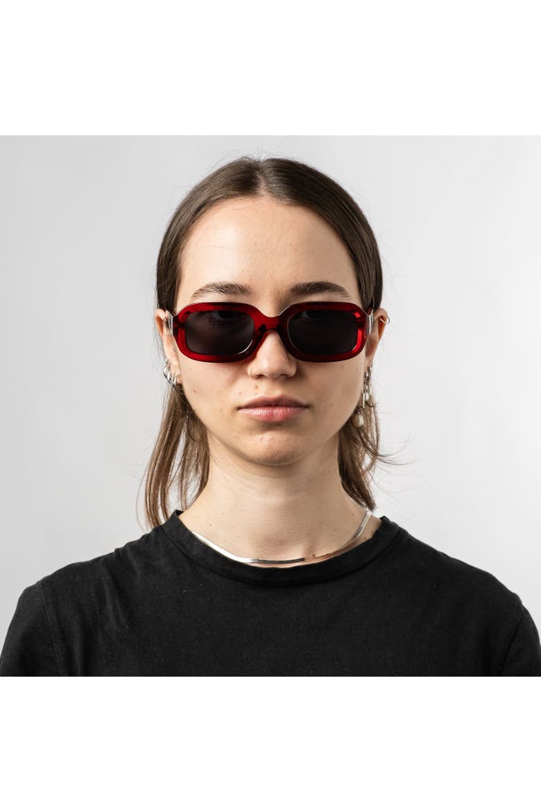 After Hours Sunglasses, Alternate, color, Blood Red