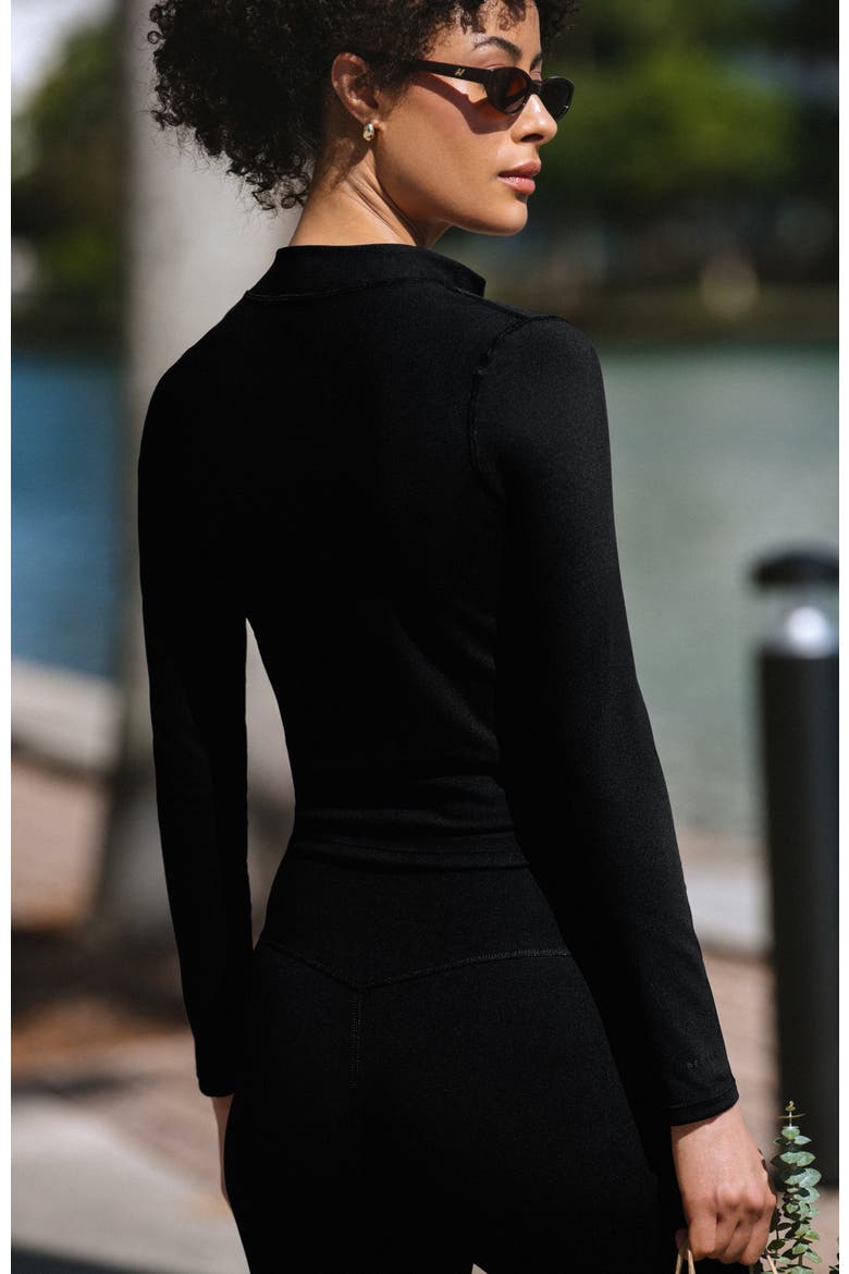 Zip Up Jacket, Alternate, color, Black