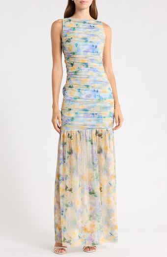 Elise Ruched Maxi Dress