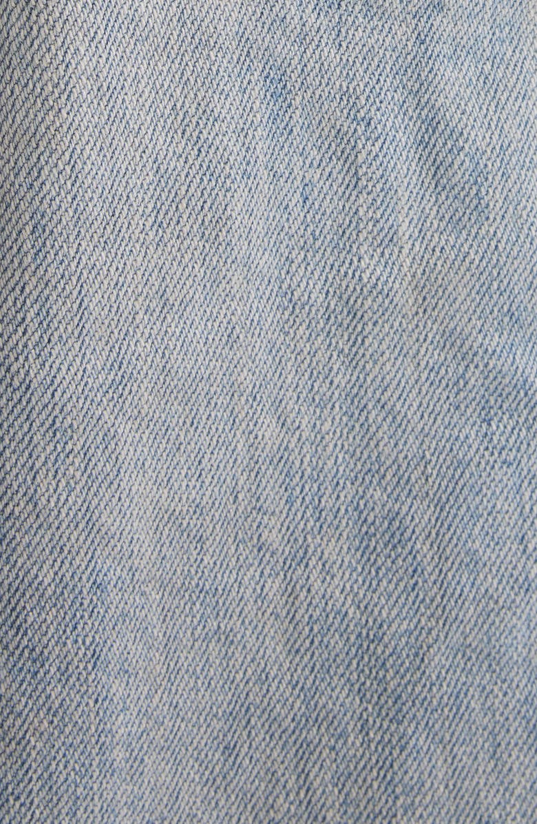 Balenciaga Twisted Seam Baggy Wide Leg Jeans, Alternate, color, 