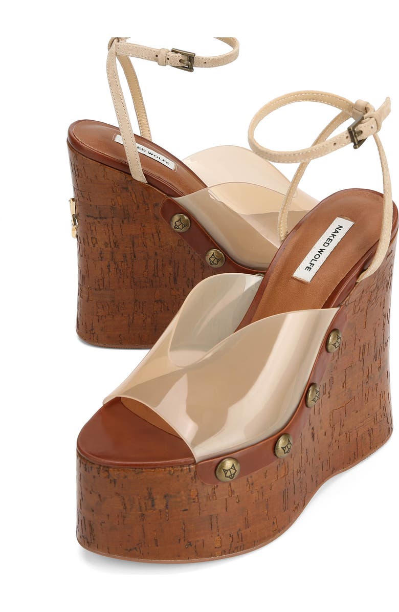 Naked Wolfe Tiger Lilly Heel, Alternate, color, Beige