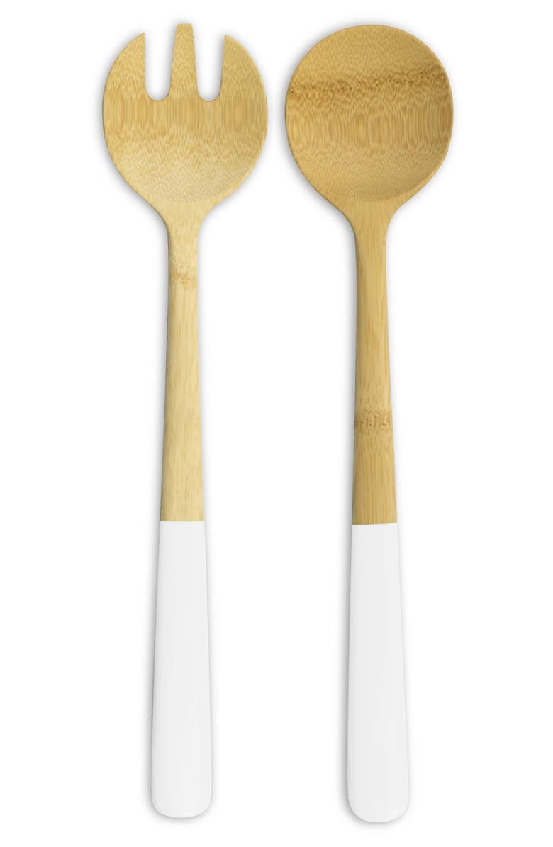 PEBBLY Bamboo Salad Servers, Alternate, color, 